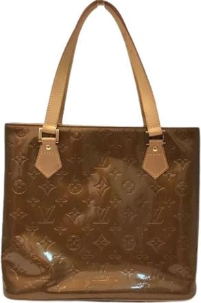 Louis Vuitton Pre-owned Monogram Vernis Tote Bag - Dames - Vintage Shopper - Bruin - ONE Size - Vintage