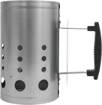 OEM Encendedor De Carb&oacute;n Fireplus Para Barbacoa - Fabricado Con Acero Galvanizado - Mango De Pl&aacute;stico Aislante Del Calor - Medidas: 27 X 17,5 X 30 Cm