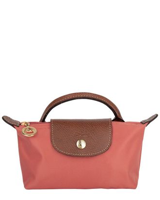 Longchamp Le Pliage Canvas Pouch With Handle