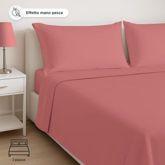 Set Copripiumino Catherine Lansfield Singolo | 2 Pezzi, Rosso, 60% Cotone 40% Poliestere - Foto 4