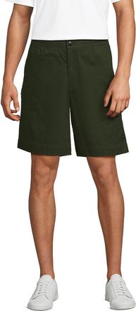 Lands End 7 Classic Fit Linen Cotton E-Waist Short in Loden Green at Nordstrom, Size X-Large