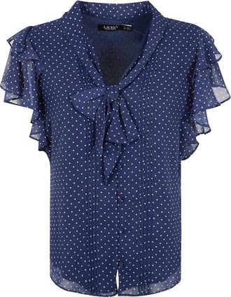 Ralph Lauren Prugan Short Sleeve Blouse
