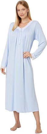 Eileen West Sweater Knit Long Sleeve Ballet Gown Womens Pajama Blue : XS, Polyester/Spandex