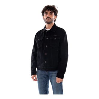 Wrangler Cowboy Cut Jacket - Heren - Jassen - Zwart - Maat: L Katoen