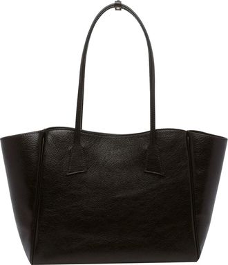 Hidesins Womens Leather Tote Bag Dark Brown Calf Shoulder