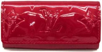 Louis Vuitton Pre-owned Accessories, female, Red, Size: ONE SIZE Pre-owned Canvas Key-Holder