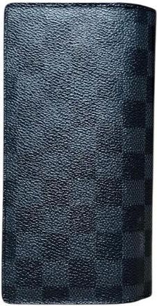 Louis Vuitton Pre-owned Wallets, male, Black, Size: ONE SIZE Pre-owned Portefeuille Brazza Damier Graphite Wallet