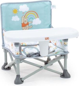Disney Silla auxiliar Disney baby Winnie el Osito, Rehús para Sentarse Pop n Sit, Interior, Exterior, Práctica y Compacta, Plegado Rápido