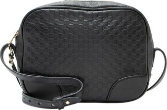Gucci Black Leather Bree Disco Shoulder Bag (Authentic Pre-Loved)