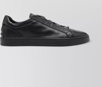 Tod's rubber sole round toe low-top sneakers