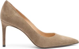 Stuart Weitzman Power 85 - Dames - Pumps - Beige - 38 1/2 EU - Schoenen