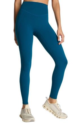 Spanx SPANXshape CurveTheory Full-Length Leggings in Deep Cove at Nordstrom, Size X-Small