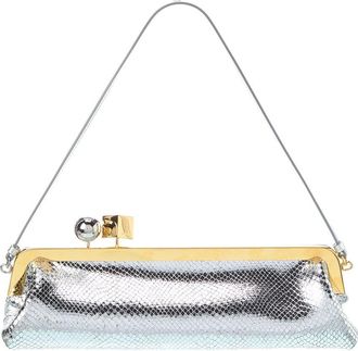 Jacquemus Salon Embossed Leather Clutch