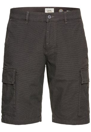 Camel Active Cargobermudas CAMEL ACTIVE, Herren, Gr. 34, N-Gr, grau (thunderstorm), Web, Obermaterial: 98% Baumwolle, 2% Elasthan, unifarben, regular fit kniefrei,