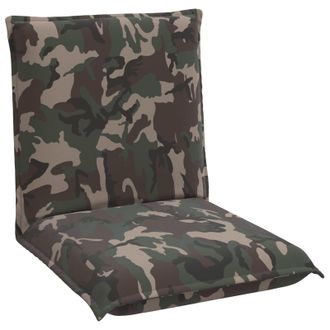 vidaXL Sill&oacute;n Ajustable Ej&eacute;rcito Tela Vidaxl