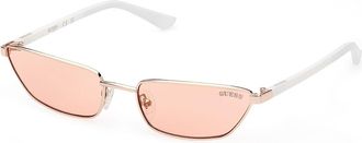 Guess GU8285 32E Womens Sunglasses Gold Size 57