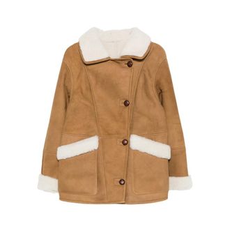 Iro Single-breasted Shearling Jacket