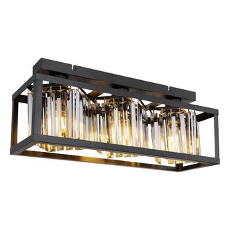 Globo Lighting Plaf&oacute;n - Mathilde - Negro - Metal - E27 - 15697-3d