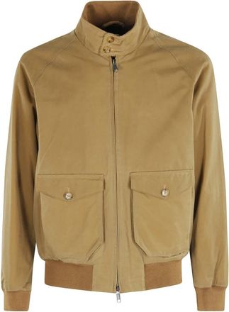 Baracuta G9 Waxed Pocket Jacket - Heren - Bomber jackets - Bruin - XS - Katoen - Jassen