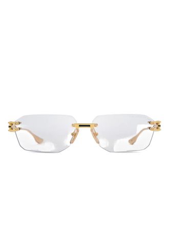 Dita Eyewear geometric-frame sunglasses - Goud
