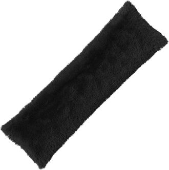 vidaXL Funda De Almohada Heerlen Negro 40 X 145 Cm Fleece Pv Vidaxl