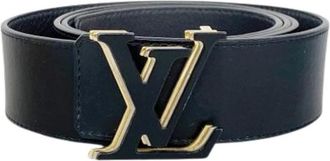 Louis Vuitton Pre-owned Belts, male, Black, Size: ONE SIZE Pre-owned Vintage Fabric Belt