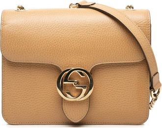 Gucci Pre-owned Gucci Small Dollar Calfskin Interlocking G Crossbody Ladies FG3W04X4SWW9Z960