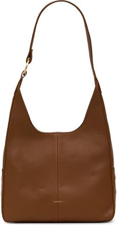 Hammitt Tim Medium Hobo Bag in Mahogany Pebble/brushed Gold at Nordstrom