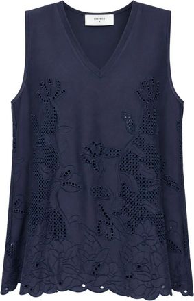 Beatrice .B Mouwloze Top - Dames - Tops zonder mouwen - Blauw - S - Tops