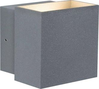 Paulmann Cybo Aplique De Pared Led Gris Moderno Exterior