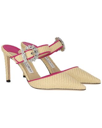 Jimmy Choo London Dyana 85 Raffia Mule