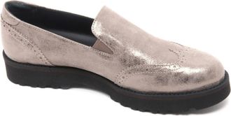 Hogan Schoenen, Dames, Beige, 37 EU, Leer, Route Loafer Schoen