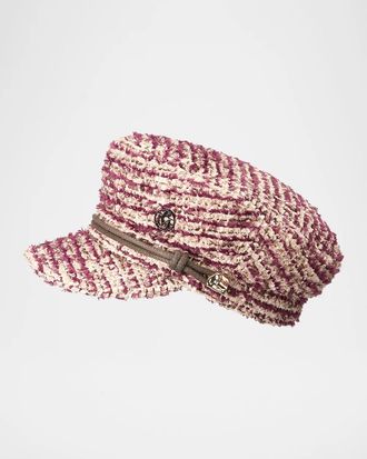 Maison Michel New Abby Tweed Newsboy Cap