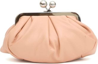 Max Mara Pasticcino Bag Small Prati - Dames - Clutches - Roze - ONE Size - Polyester - Tassen