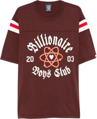 Billionaire Boys Club T-shirt Atom Sport con logo - Marrone