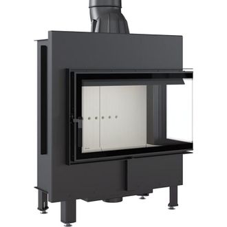 Kratki Kratki - Bricosol Chimenea De Le&ntilde;a De Acero Lucy Derecha 14 Kw &Oslash; 200