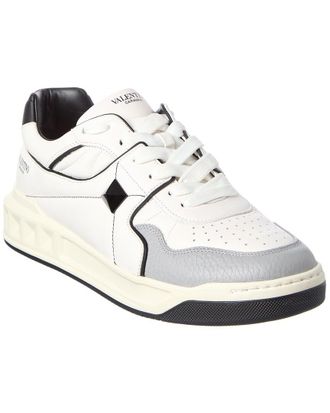 Valentino Roman Stud Leather Sneaker