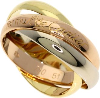 Cartier Yellow Gold (18K) Pink Gold (18K) White Gold (18K) Band Ring (Pre-Owned)