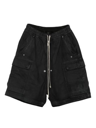 Rick Owens Shorts met cargo zak - Zwart