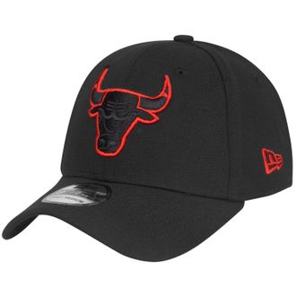 New Era 39Thirty Stretch Cap - Outline Chicago Bulls - M/L Black