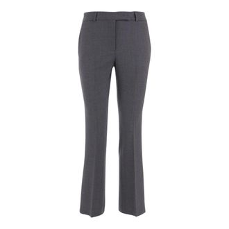 Ql2 Quelledue QL2 Quelledue, Broeken, Dames, Grijs, L, Wol, Nellie 95 Stretch Wool-Blend Pants