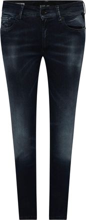 Replay Womens New Luz Skinny-Fit Jeans in Blue Cotton - Size 24W/30L