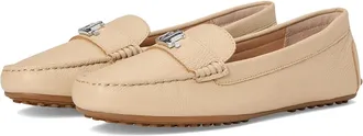 Lauren Ralph Lauren Barnsbury Pebbled Leather Driver Womens Shoes Sand Dune : 5.5 B - Medium
