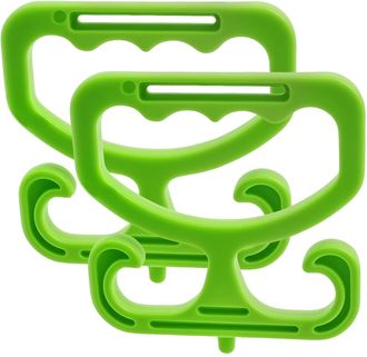 Generic Grocery Bag Carrier Handle | Reusable Grip - Grocery Sack Holder Carrier Each Holds Up to 100lbs | for Cart Trash Delivery Food Supermarket