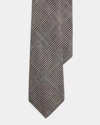 Ralph Lauren Purple Label Men & apos;s Glen Plaid Wool-Silk-Cashmere Tie