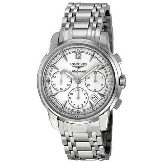 Longines Saint-Imier Automatic Chronograph White Dial Mens Watch