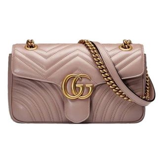 Gucci (WMNS) Gucci GG Marmont Matelasse Shoulder Bag Dusty Pink 443497-DTDIT-5729