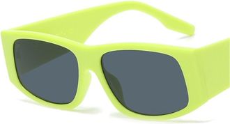 Generic Small Frame Women Street Shooting Sunglasses Men Commuting Sports Outdoor Vacation Sun Glasses(Green)