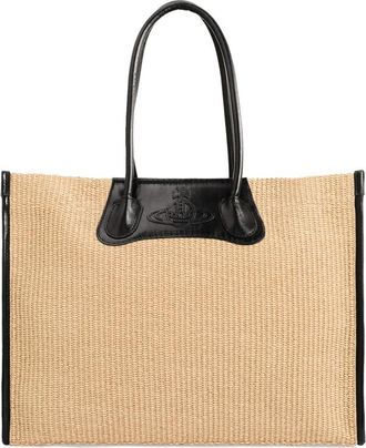 Vivienne Westwood Troy Woven Tote Bag