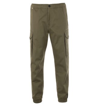 HUGO BOSS Mens Paloc Sustainable Cotton Blend Cargo Trouser - Dark Green - Size 30 (Waist)